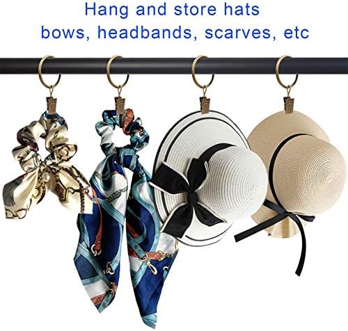 120 Pack Curtain Rings with Clips, Drapery Clips with Rings, Drapes Rings 1.26 - Image 6