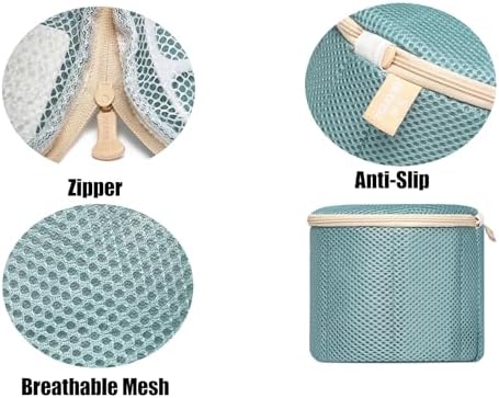Bra Washing Bag for Delicates, Shape-Retaining, 2 Pack Lingerie Laundry Bag - Image 3
