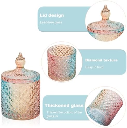 2 Pack Qtip Holder Apothecary Jars - Image 5
