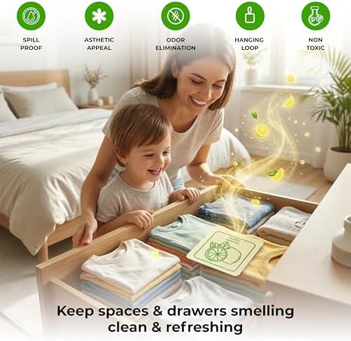 Limon Aura - Scented Sachets for Drawer and Closet Freshener - Home Fragrance - Image 4