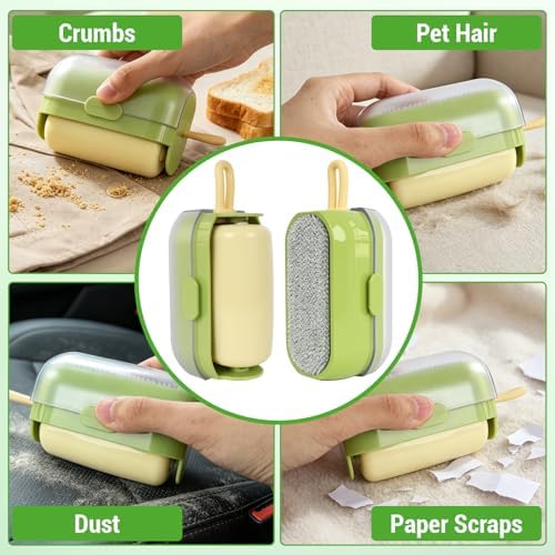 Mini Lint Brush/Roller, 2-in-1 Lint Remover - Image 6