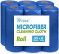 AIDEA Microfiber Cleaning Cloth 330 Sheets 6 Roll, Cleaning Rags 11×9" by AIDEAHOME