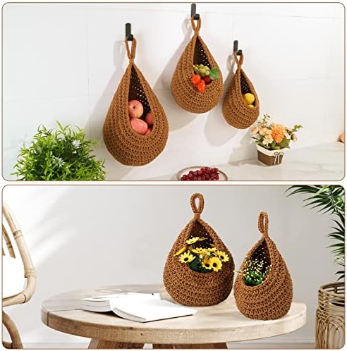 Boho Decor Hanging Fruit Baskets - Image 5
