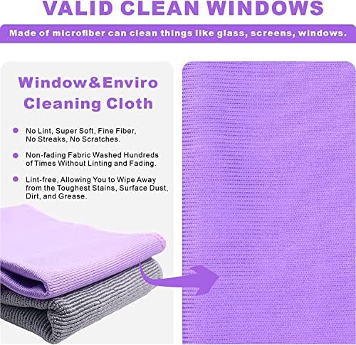 NΘrwex Basic Package Window Cleaning Cloth and EnviroCloth Glass Cloth - Image 3