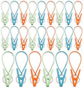 24 Pack Plastic Clothes Pins by Unknown
