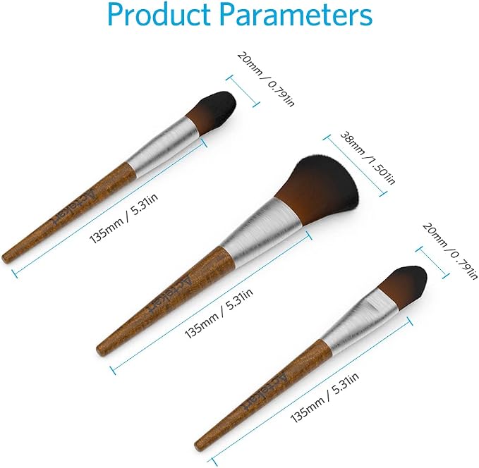 3PCS Model Cleaning Brush Kit Soft Figure Duster Brush, Professional Model - Image 5