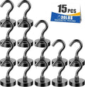 MIKEDE Magnetic Hooks, 30Lbs+ Neodymium Black Magnet Hook by MIKEDE