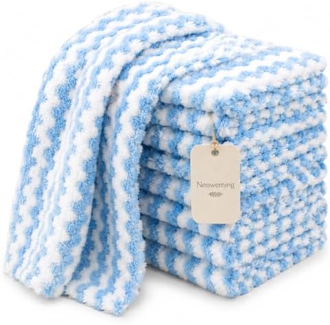 10PACK Kitchen Cleaning Cloths, Microfiber Dish Cloths: All-Purpose by Neoweming-Lessismore
