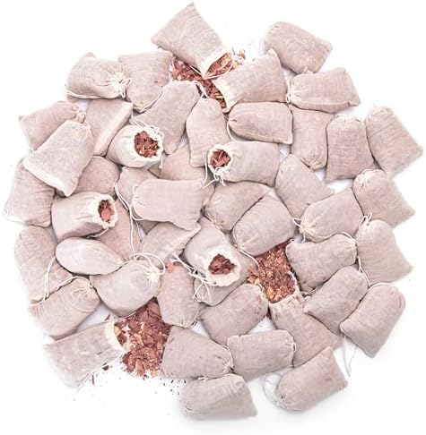 Lavande Sur Terre Pack of 48 Cedar Sachets Bag, Home Fragrance Sachet by LavandeSurTerre