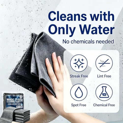 Genie Magic Cleaning Cloth, 15 Pack XXL Microfiber Cleaning Cloths - Image 4