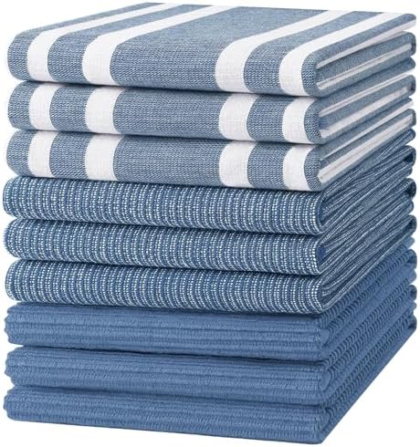 Homaxy Cotton 380 GSM Premium Kitchen Towels, 9 Pack by Homaxy