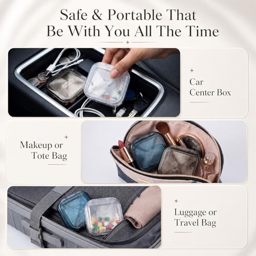 Kigley 4 Pcs Travel Swab Container - Image 3