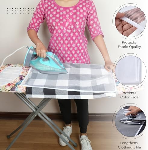 Encasa XO Padded Ironing Board Cover and Pad 42"x14" Wildflowers - Image 6
