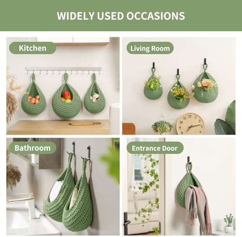 Boho Wall Hanging Fruit Baskets - Image 6