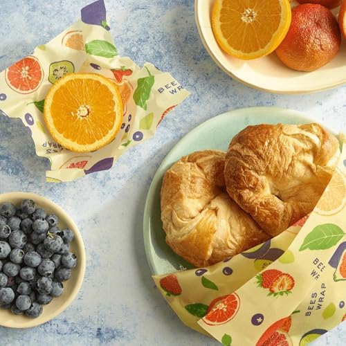 Bee's Wrap Beeswax Food Wraps, 3 Pack Assorted - Image 2