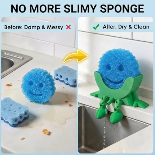 Creative Drainage Sponge Holder: Traceless Glue, 3D Printed Funny Kitchen Sink - Image 4