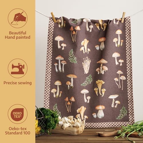 Maison d' Hermine Kitchen Towels Set of 2 Reusable 100% Cotton 27.50" x 20" - Image 2