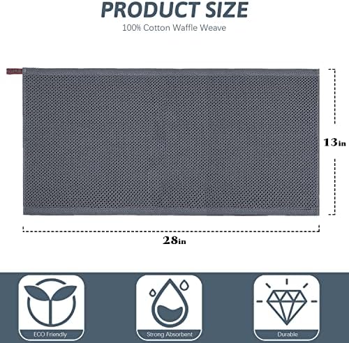 Nialnant 6 Pack Kitchen Towels, Large 100% Cotton Hand Towels, Absorbent Dish - Image 2