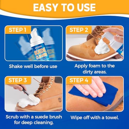 Suede Shoe Cleaner Kit, Removes Dirt & Stains - Image 7