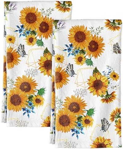Miss Adola 150GSM Flour Sack Kitchen Towels Set of 2 by MissAdola