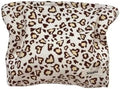 Leopard Makeup Bags for Women, Corduroy Cosmetic Pouch Large Purse by SxoSyo