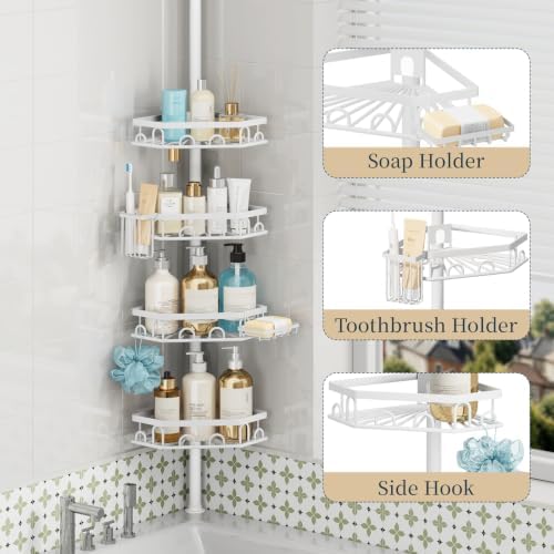 Consumest Shower Caddy Tension Pole - Image 3