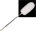 Extendable Lambswool Duster 29-110 Inch, Anti-Static Flexible Head, Stainless by FeelFunFeather