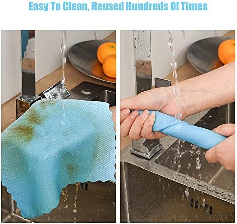 Streak-Free Miracle Cleaning Cloths, 20 Pack Fish Scale Cleaning Cloth Reusable - Image 6