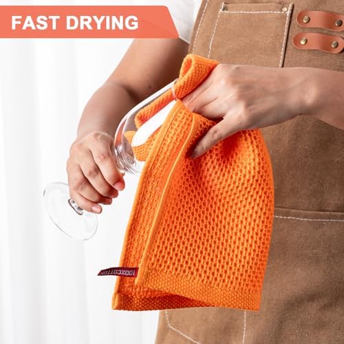 Kitchen Towels 6-Pack Kitchen Dish Cloths, 100% Cotton, 12x12 In - Image 3