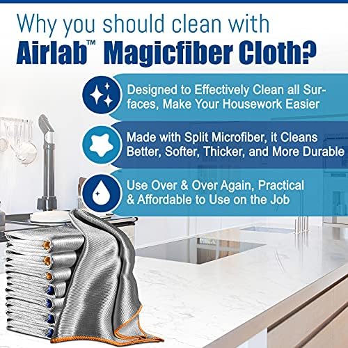 Glass Polishing Streak Free Miracle Cleaning Cloth, Sliver-Orange Blue - Image 2
