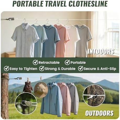 Vigorport Retractable Clothes Line Outdoors - Image 4