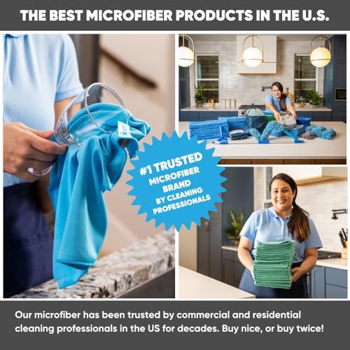 Microfiber Wholesale Mwipes – Microfiber Rags in a Box, Bulk 400 Count – - Image 6