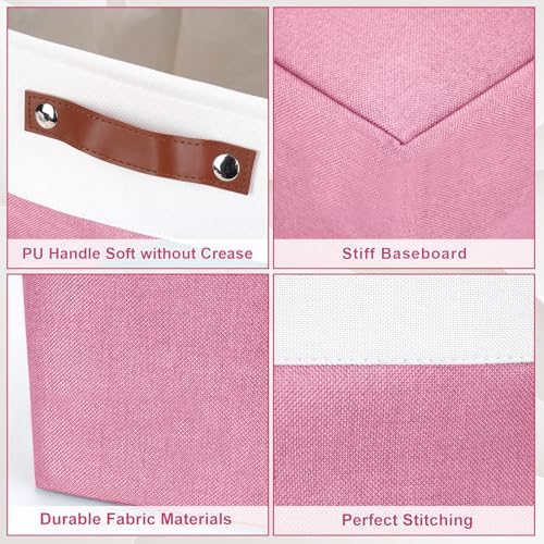 Bagnizer Collapsible Fabric Storage Cubes 11x11 Cube Storage Bins, 4 Pack - Image 6