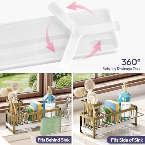 SWTYMIKI Sponge Holder for Kitchen Sink - Image 2