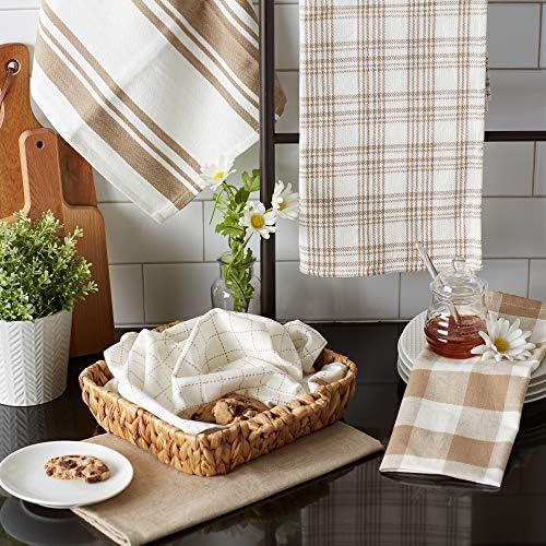 DII Basic Kitchen Large Cotton Dishtowel Set of 5 - Image 5