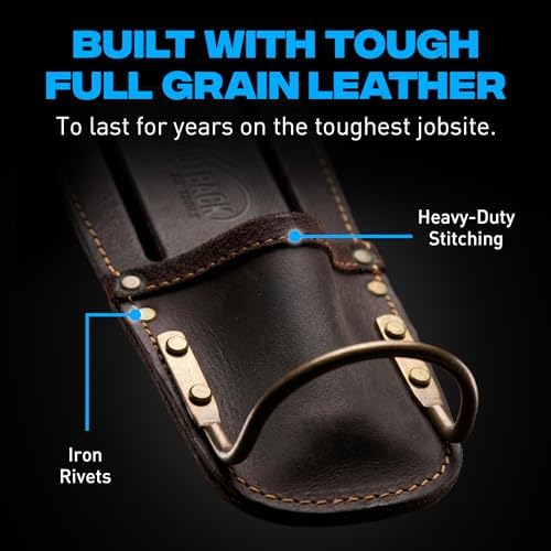 OX Tools Leather Tool Holsters & Pouches – Hammer, Tape Measure, Utility & - Image 3