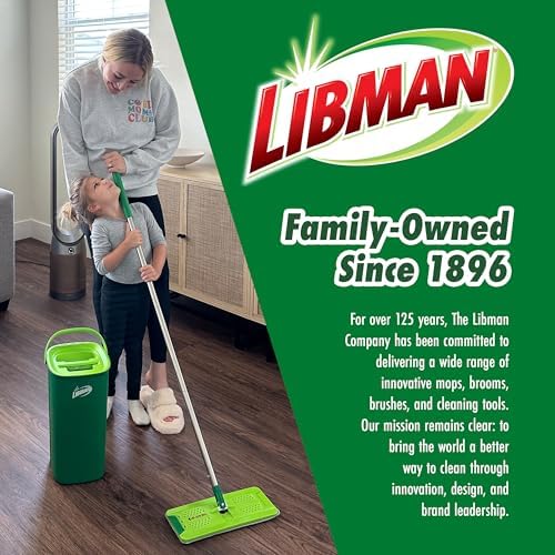 Libman Rinse 'n Wring Mop and Bucket System, 2 Microfiber Pads Included - Image 6