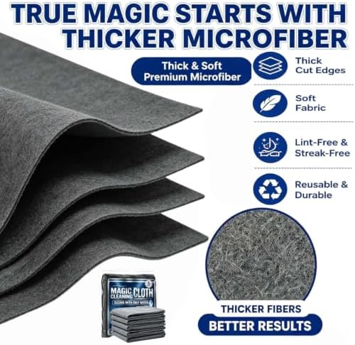 Genie Magic Cleaning Cloth, 15 Pack XXL Microfiber Cleaning Cloths - Image 2