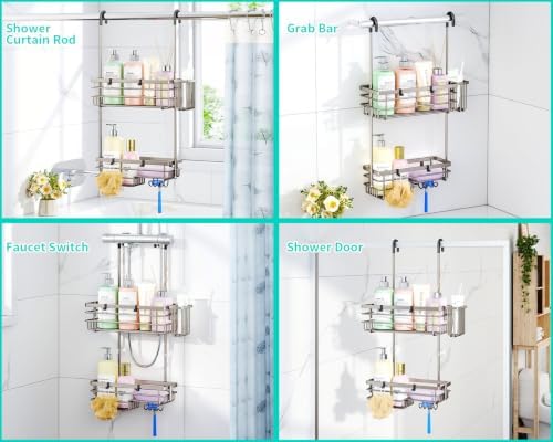 HapiRm Hanging Shower Caddy Organizer - Image 4