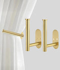 Curtain Tiebacks Hooks Wall Mounted, Curtain Holdbacks Screw-in, Curtain Holders by Hoousuper