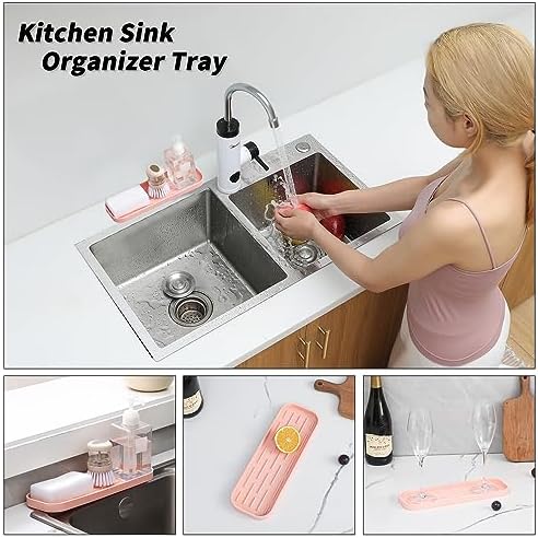 MicoYang Silicone Kitchen Sink Organizer Tray - Image 3