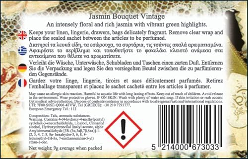 Good Life Jasmin Bouquet Scented Sachets | Designed and Manufactured in New - Image 6