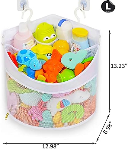 Ligereza Baby Bath Toy Organizer, Quick Drying, bath toy holder, Large Capacity - Image 2