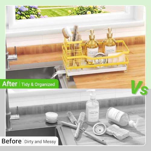 Sink Caddy, Sponge Holder for Kitchen Sink - Image 5