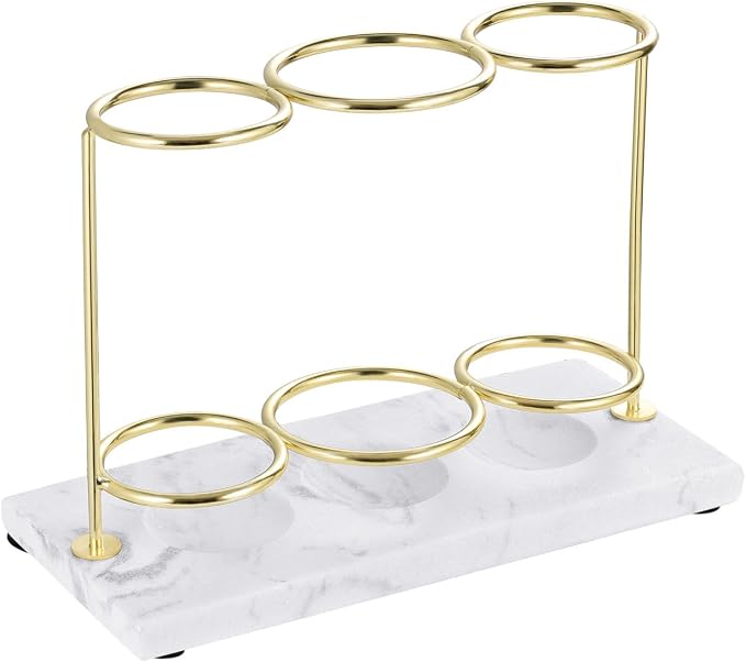 Emibele Electric Toothbrush Holder, 3 Slots 2-Layer Gold Toothbrush Holder | - Image 8