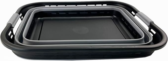 SAMMART 42L Collapsible Plastic Laundry Basket - Image 3