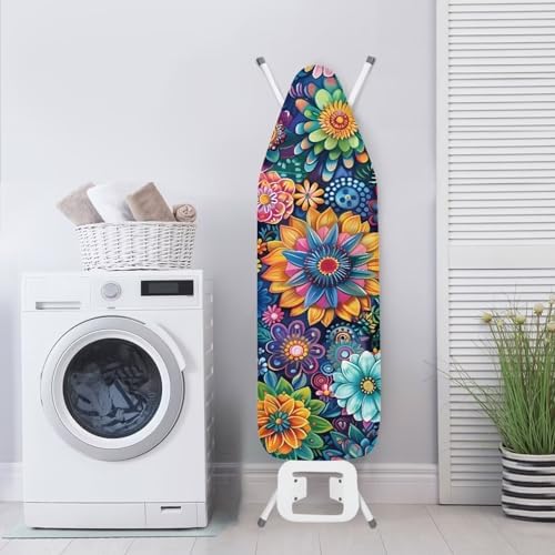 Boho Mandala Flower Printed Ironing Board Cover, 15x54 Inch Ironing Board Cover - Image 3