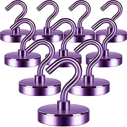 Neosmuk Magnetic Hooks, 130lb Heavy Duty, 10 Pack by Neosmuk