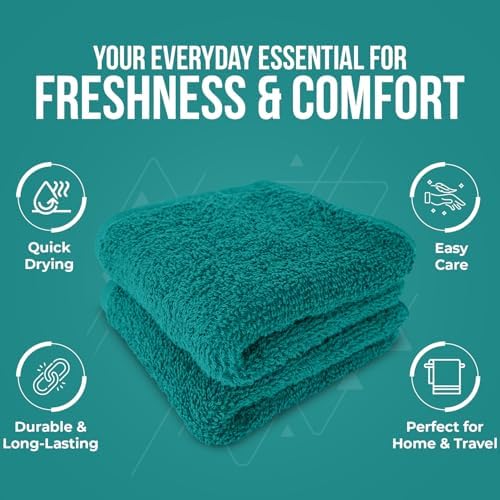 DAN RIVER 24 Pack Cotton Wash Cloths Set - Image 5