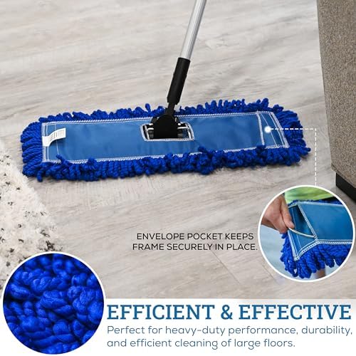 KLEEN HANDLER 18" Microfiber Dust Mop Head Replacement, 1 Pack - Image 6